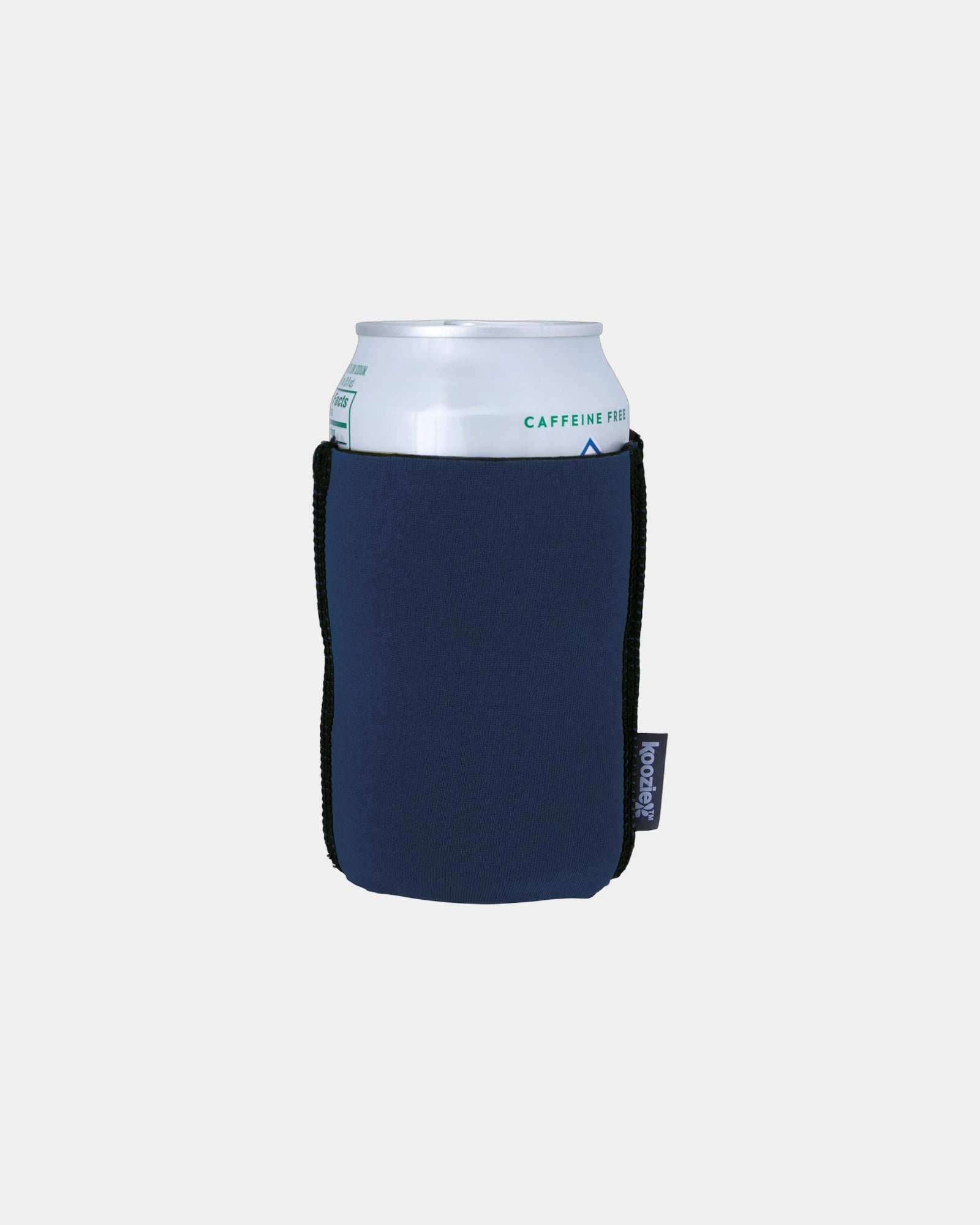 Custom collapsible neoprene can cooler, fits 12 oz cans - Navy